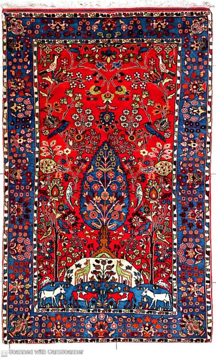 فرش لاکی نهاوند-سایز پرده ای-n01311