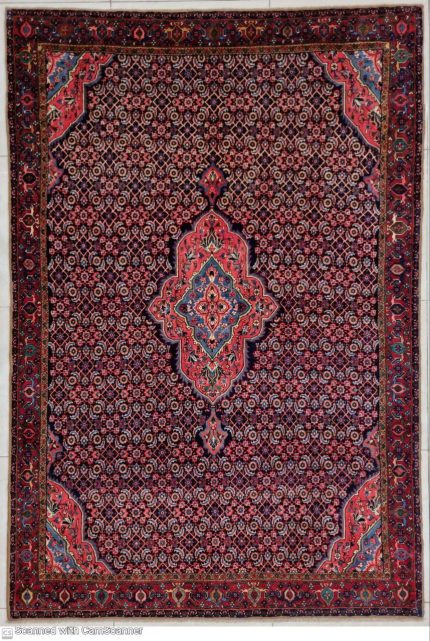 فرش لاکی کردستان-شش متری-k1376
