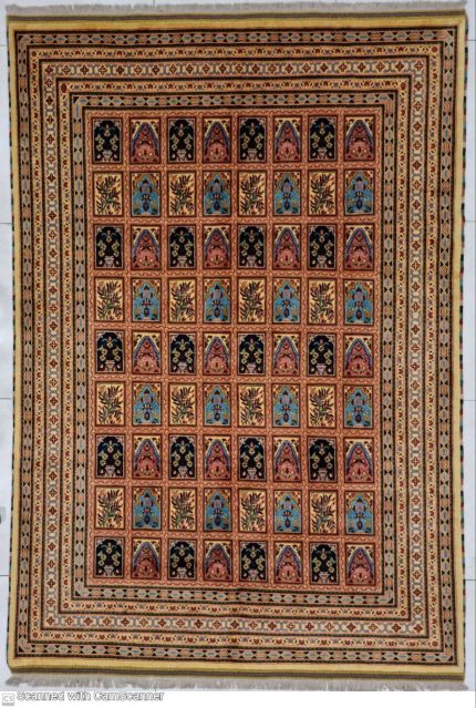فرش کرم نسکافه ای -شش متری-z077127
