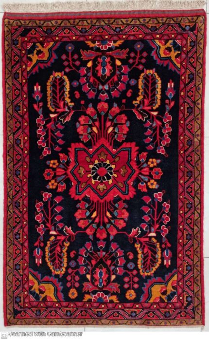 فرش لاکی نهاوند-سایز قالیچه-n13241