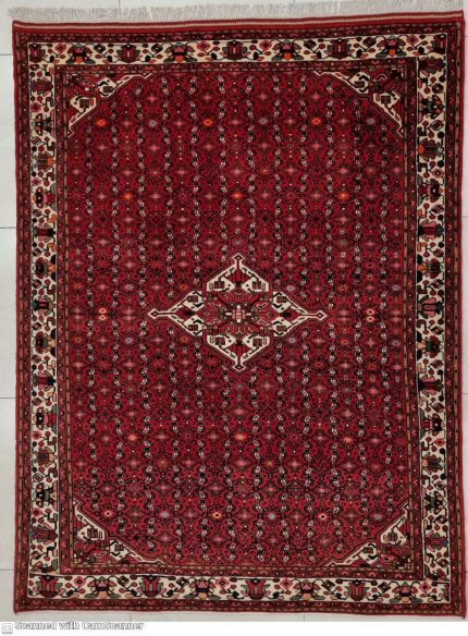 فرش لاکی حسین آباد همدان-hh13761-سایز-شش-متری