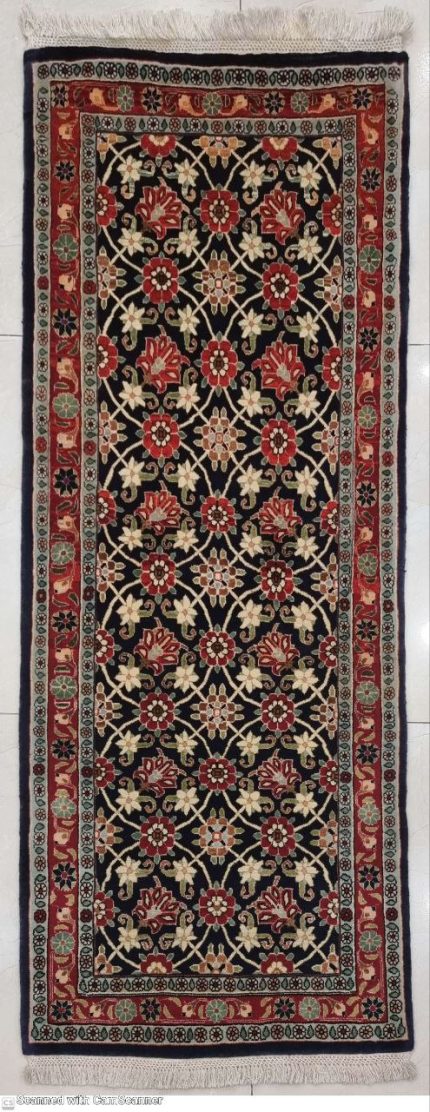 فرش لاکی دستباف-کناره-k2344