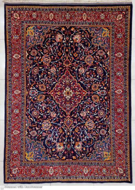فرش لاکی سنتی ساروق-سایز نه متری-sa2384