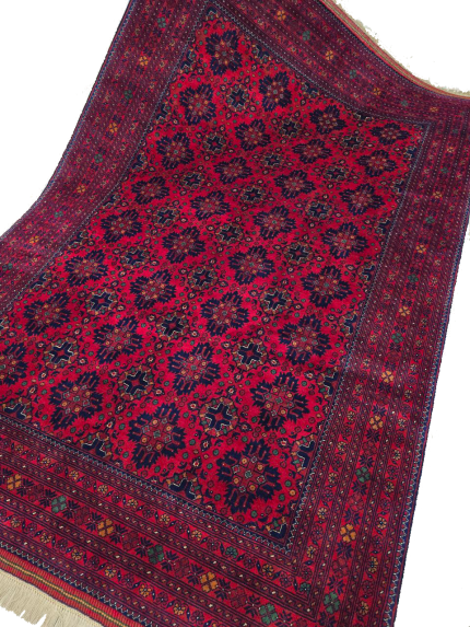 فرش لاکی مدرن طرح قشقایی-شش متری-z377132